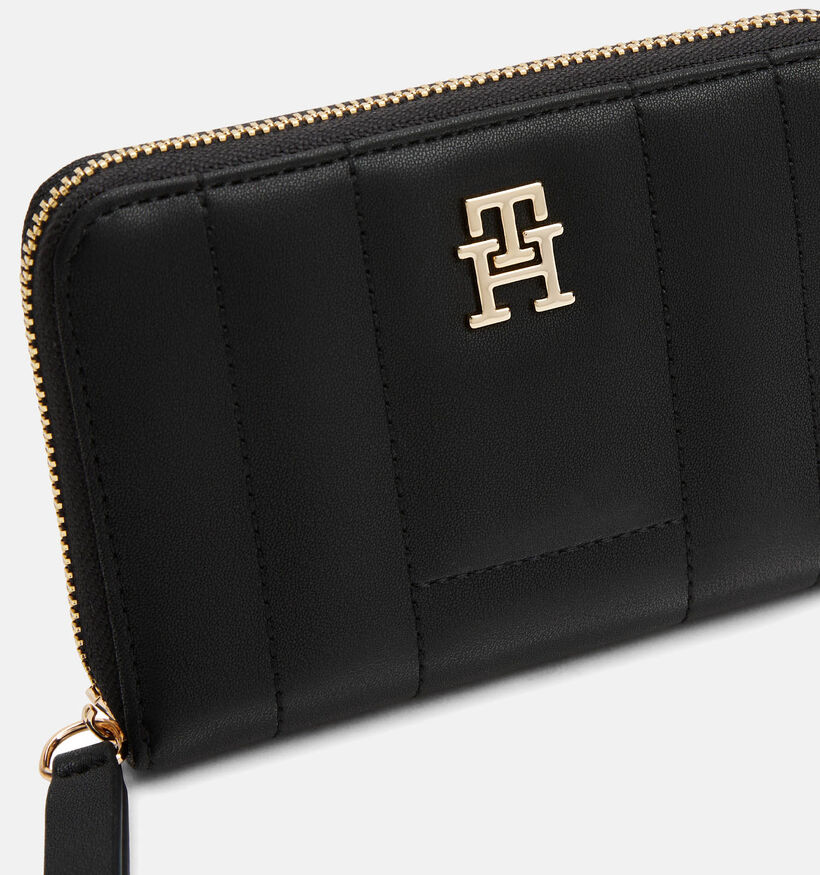 Tommy Hilfiger Porte-monnaie zippé en Noir pour femmes (359254)