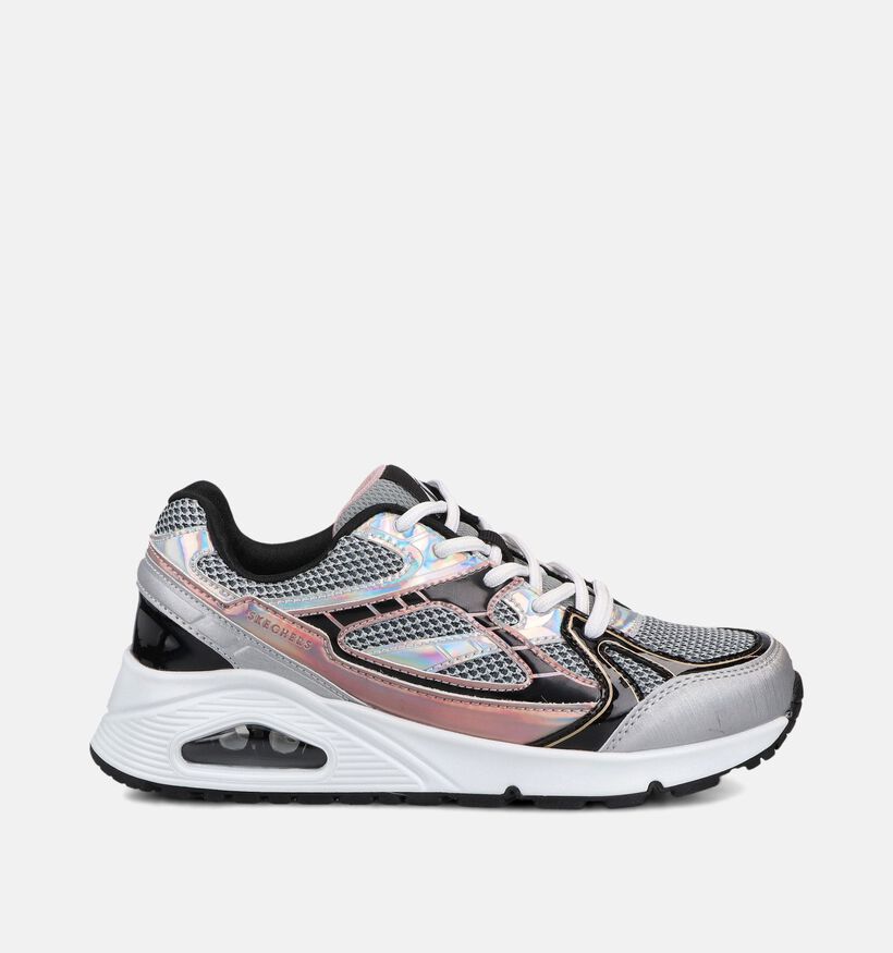 Skechers Uno Baskets basses en Argent pour filles (375700)
