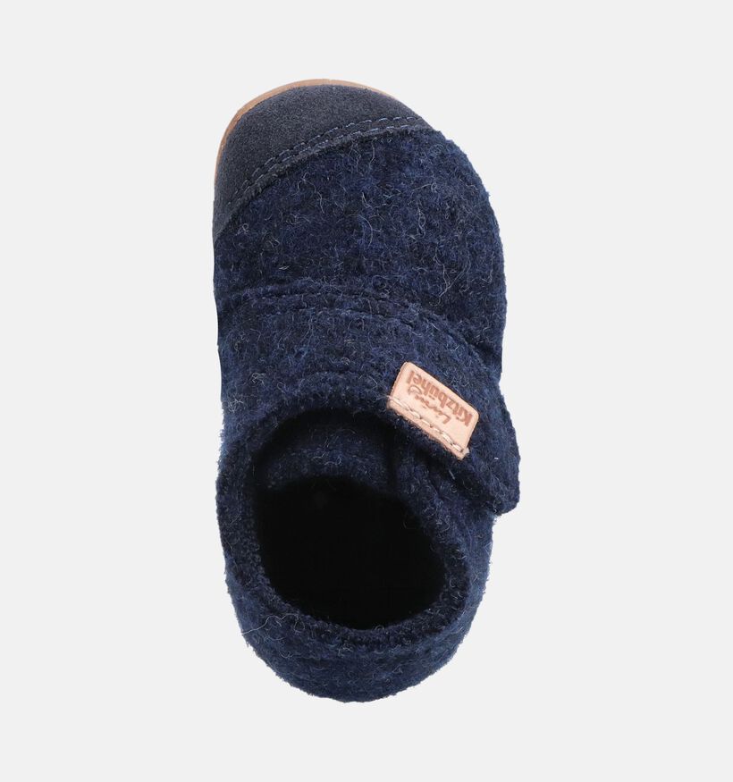 Living Kitzb&uuml;hel Pantoufles en Bleu fonc&eacute; pour gar&ccedil;ons (381170)