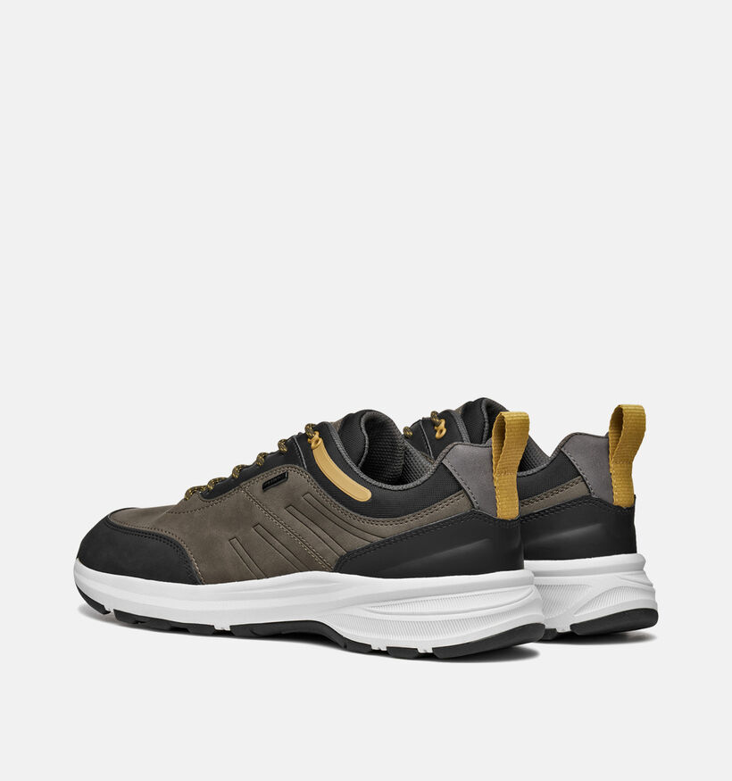 Geox Chaussures plates en Vert kaki pour hommes (360110)
