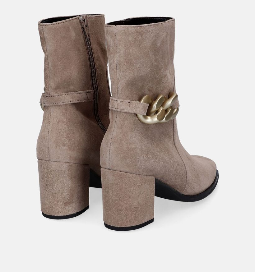 Gabor Bottines à talons en Beige foncé pour femmes (315235)