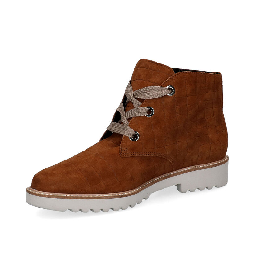 Mephisto Selma Bottillons en Cognac pour femmes (298112) - pour semelles orthopédiques
