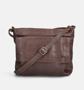Bear Design Crossbody tassen Zwart/Cognac/Bruin/Blauw