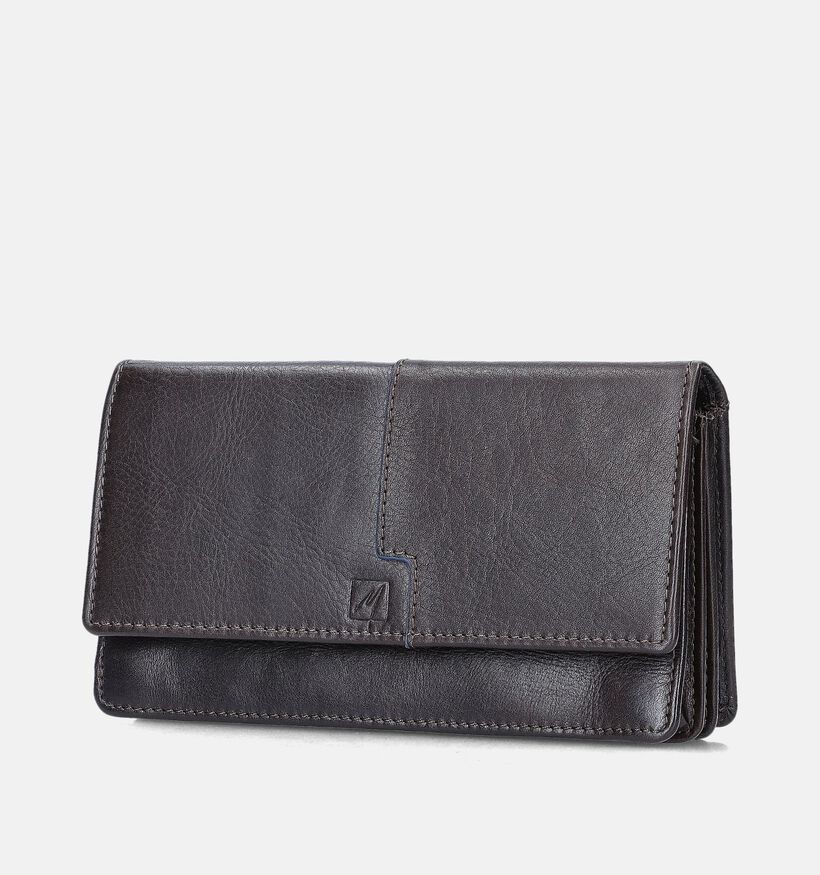 Label M Porte-monnaie à rabat en Marron pour hommes (352751)