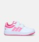 adidas Hoops 3.0 CF C Witte Sneakers voor meisjes (341636)