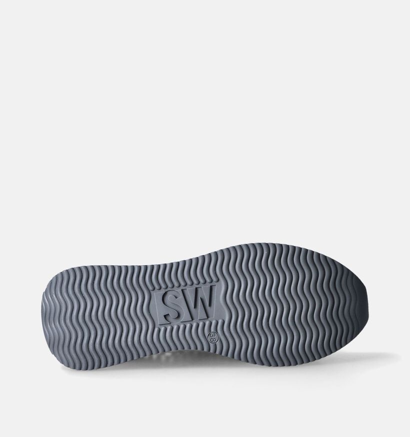 Softwaves Blauwe Veterschoenen voor dames (357248) - geschikt voor steunzolen