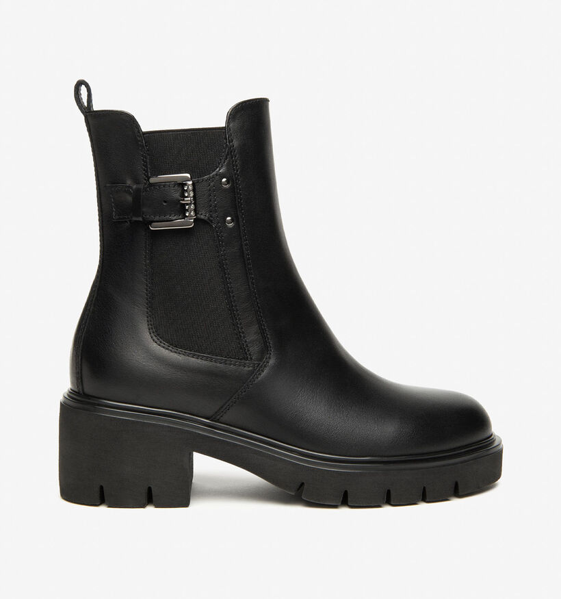 NeroGiardini Bottines motardes en Noir pour femmes (363952) - pour semelles orthopédiques