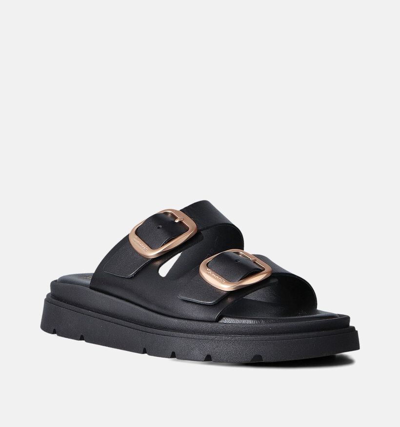 Tamaris Zwarte Platte Slippers voor dames (354320)