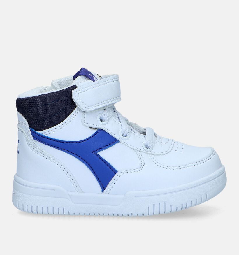 Diadora Raptor Mid Baskets en Blanc pour filles, garçons (329574)