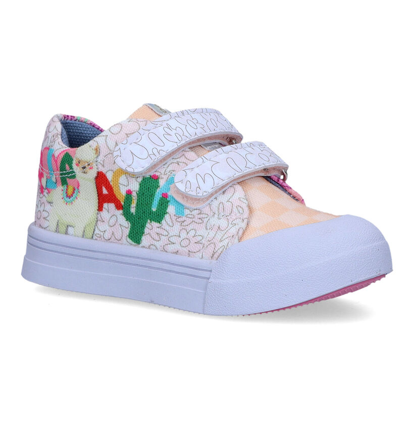 Go Banana's The Alpaca Witte Sneakers in stof (323843)