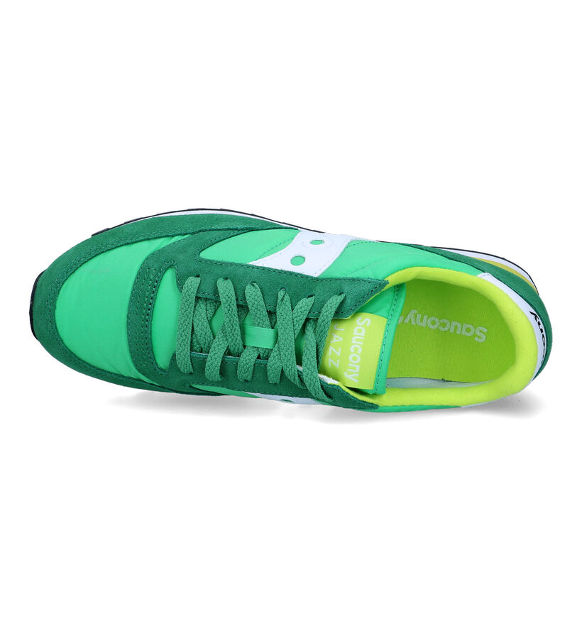 Saucony Jazz Original Baskets en Vert pour hommes (320935) - pour semelles orthopédiques