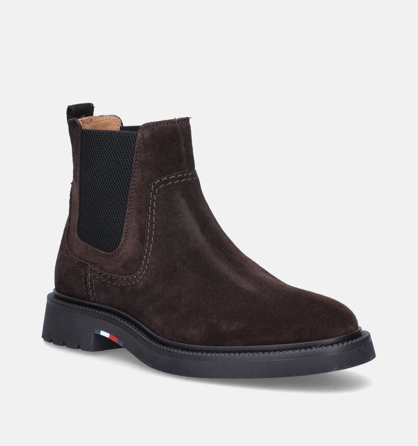 Tommy Hilfiger Comfort Bruine Chelsea boots voor heren (345974)