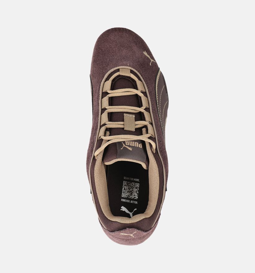 Puma Catch Soleil SD Baskets sportives en Brun fonc&eacute; pour femmes (375512) - pour semelles orthop&eacute;diques