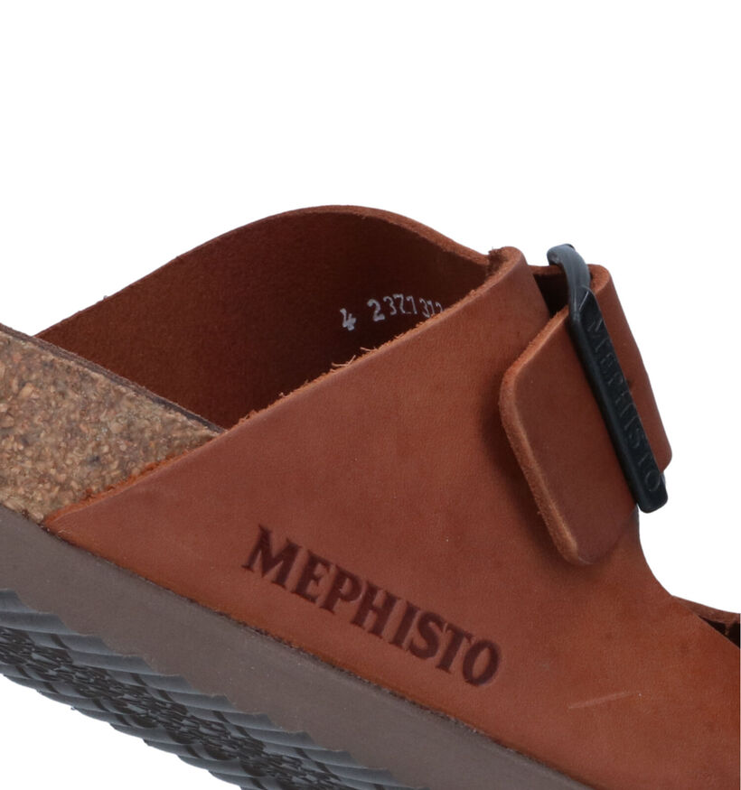 Mephisto Nerio Scratch Bruine Slippers in leer (323379)