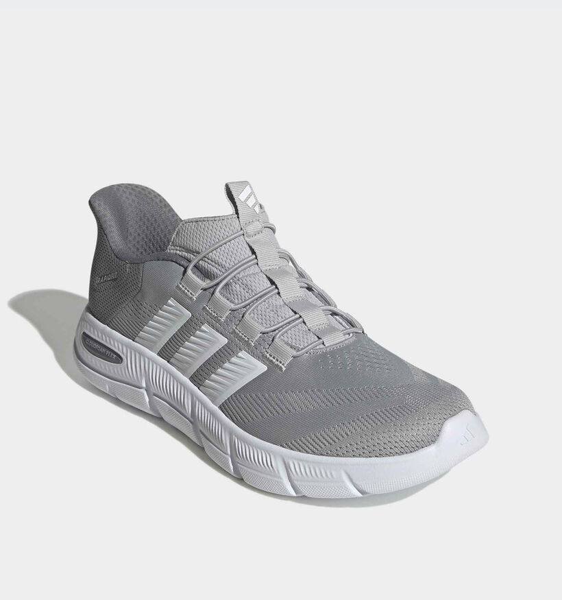 adidas Cloudfoam Flex Rapidfit Baskets en Gris pour hommes (372563) - pour semelles orthop&eacute;diques