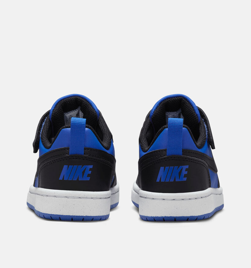 Nike Court Borough LOW Recraft Blauwe Sneakers voor meisjes, jongens (347990)