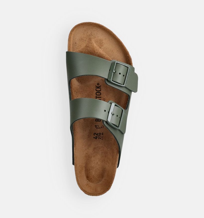 Birkenstock Arizona Groene Slippers voor heren (371925)