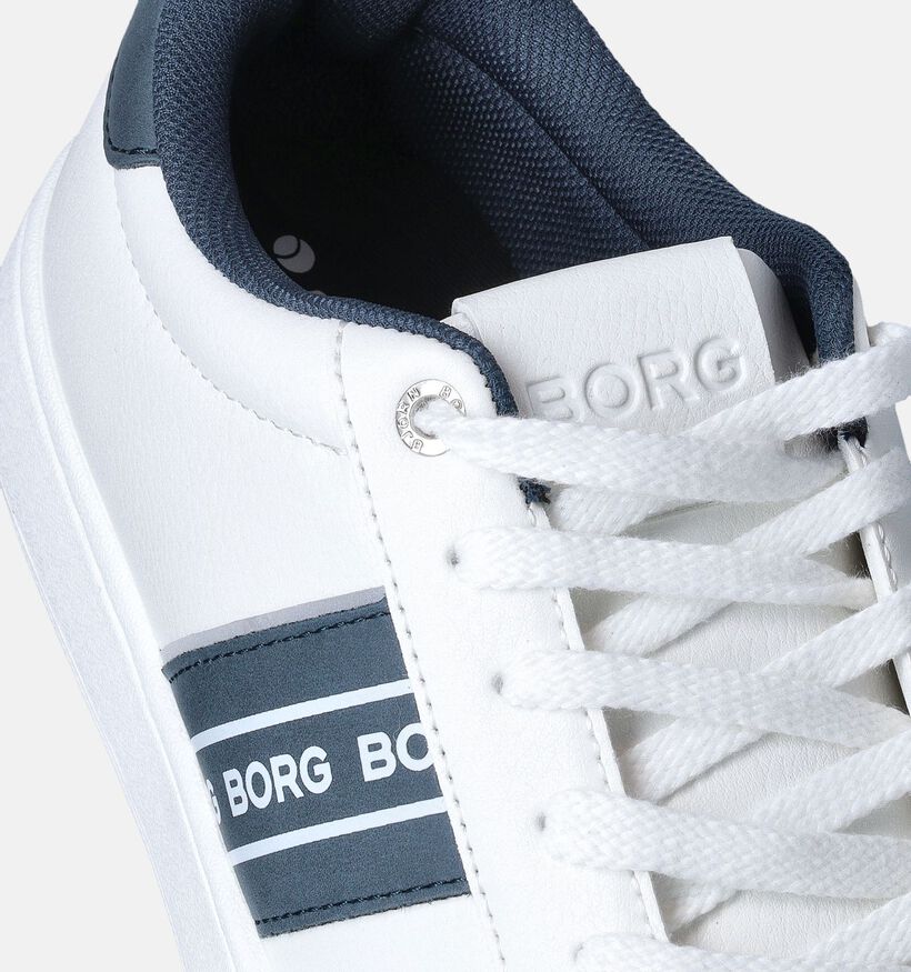 Bjorn Borg Witte Veterschoenen voor heren (352901) - geschikt voor steunzolen