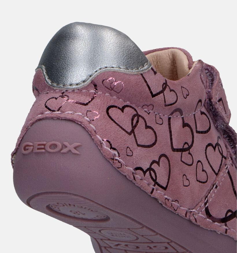 Geox Tutim Roze Babyschoentjes voor meisjes (330111) - geschikt voor steunzolen