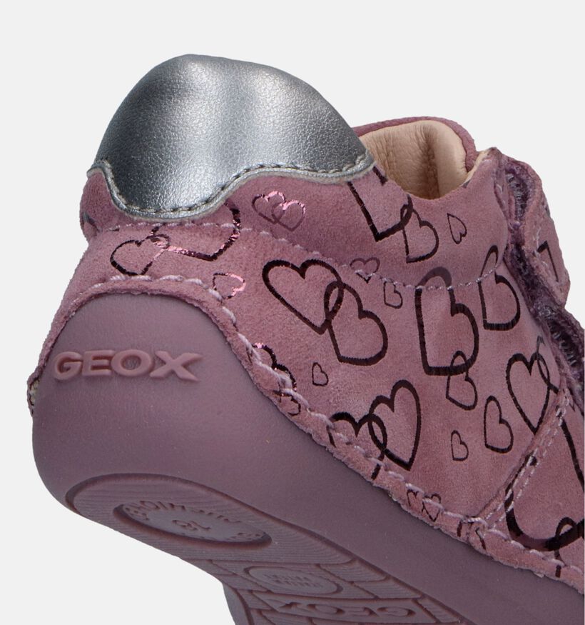 Geox Tutim Chaussures pour bébé en Rose pour filles (330111) - pour semelles orthopédiques