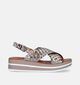 Oh My Sandals Sandales compensées en Or pour femmes (340081)