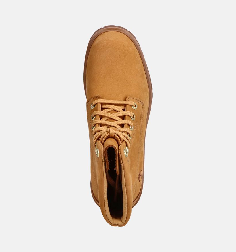 Timberland Stone Heights Mid Chelsea Camel Enkellaarzen met Rits voor dames (376190) - geschikt voor steunzolen