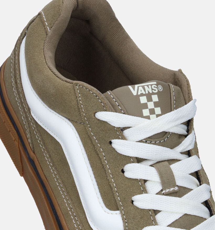 Vans Caldrone Suede Baskets de skate en Vert pour garçons, hommes (343780)