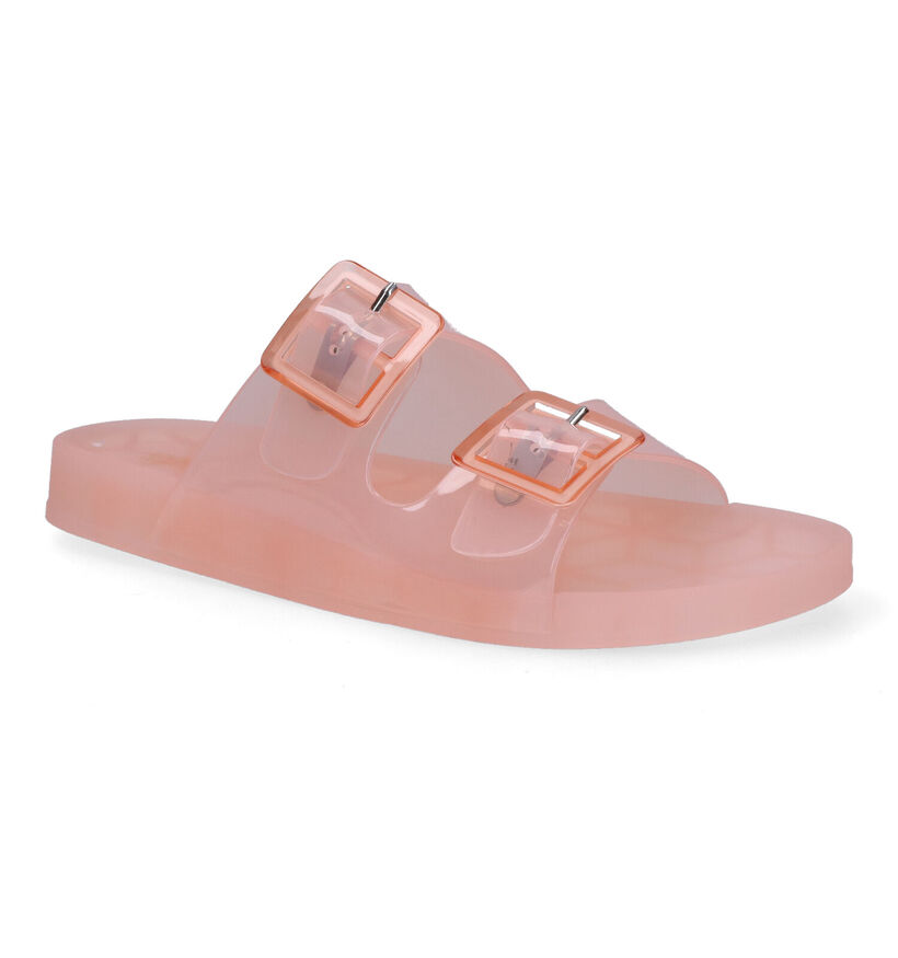 Colors of California Claquettes en Rose clair pour femmes (307073)