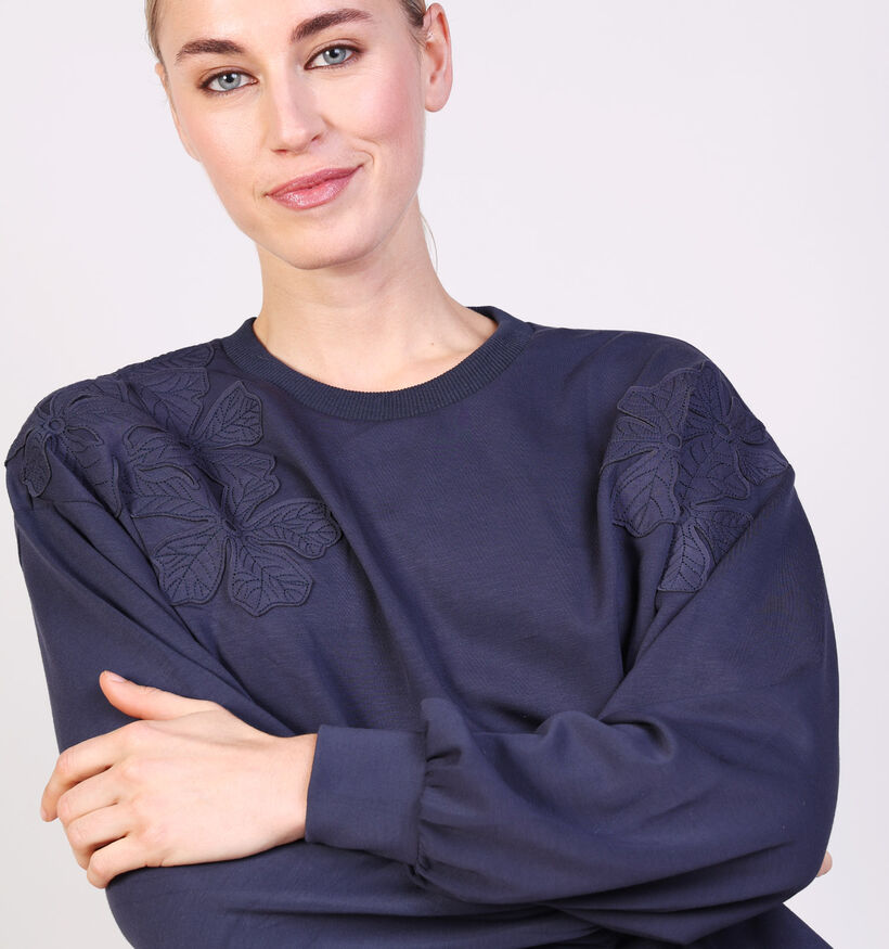 JDY Aura Pull en Bleu foncé JDY Aura Pull en Bleu foncé pour femmes (365264)