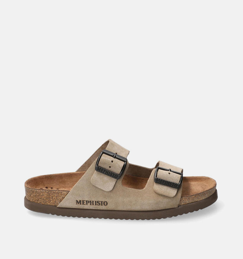 Mephisto Nerio Sandvel Lichtbeige Open Schoenen voor heren (370213)