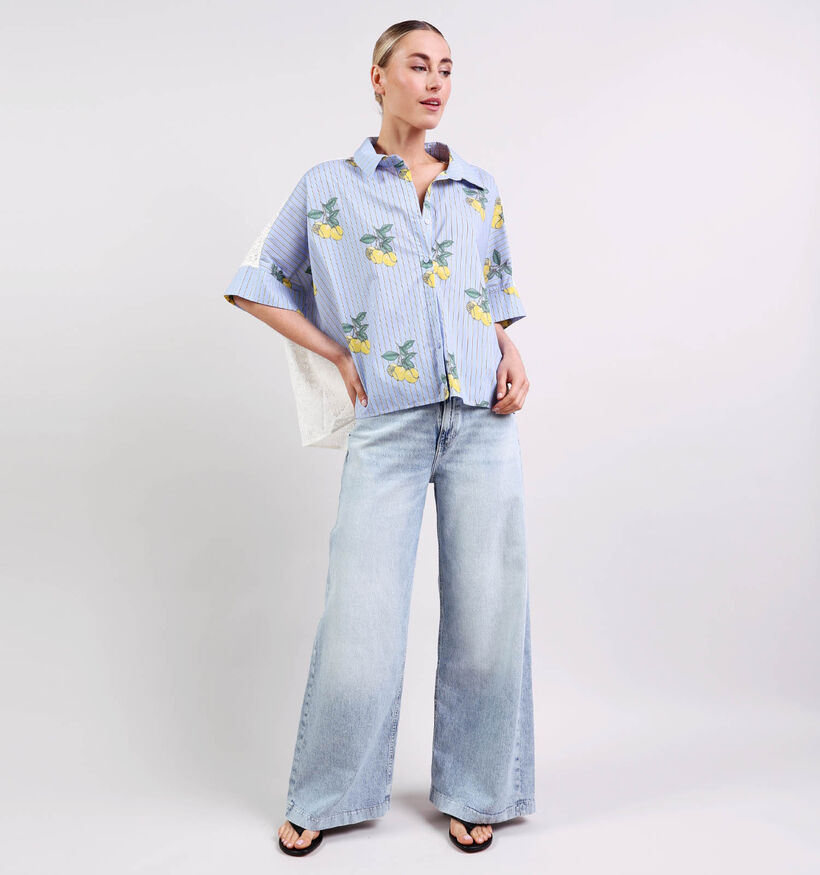 Ador&eacute; Edelwis Citron Blauwe Hemd voor dames (379156)