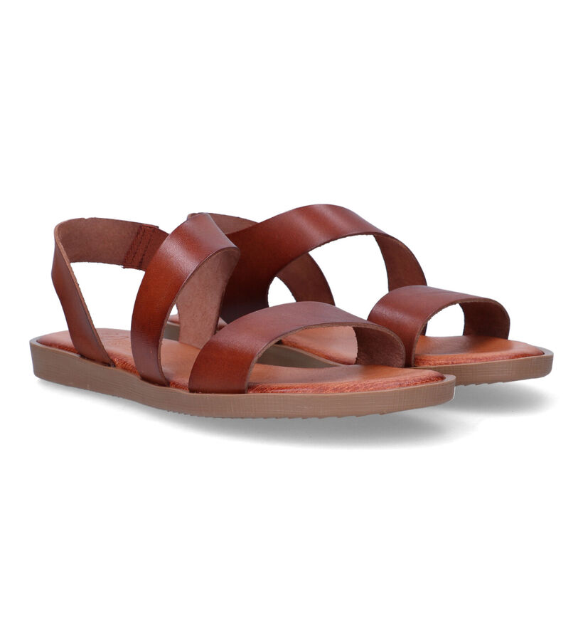 Hee Cognac Sandalen voor dames (322686)