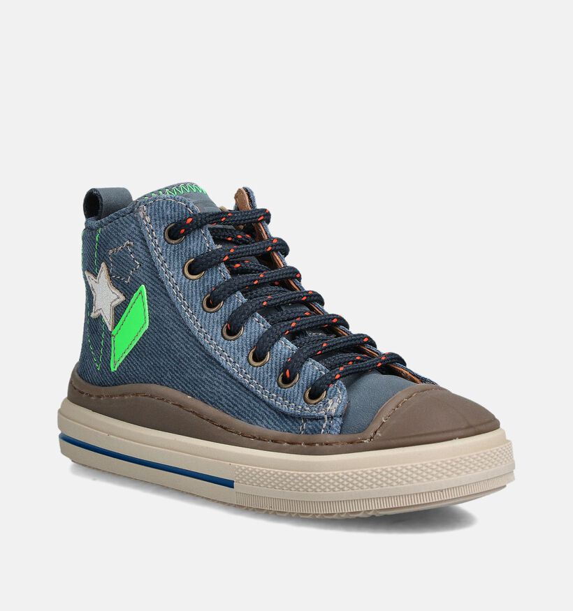 FR by Romagnoli Chaussures hautes en Bleu pour garçons (364839) - pour semelles orthopédiques