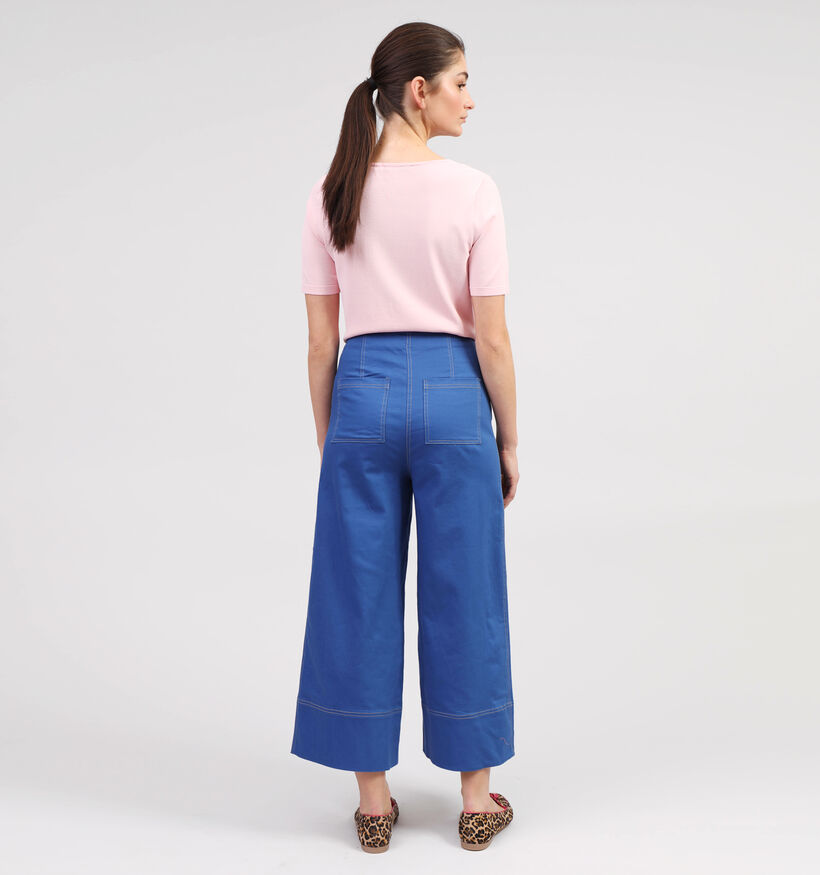 Orfeo Noelise Olivie Pantalon large en Bleu pour femmes (358554)