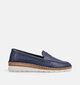 Hush Puppies Loafers en Bleu fonc&eacute; pour femmes (370569) - pour semelles orthop&eacute;diques