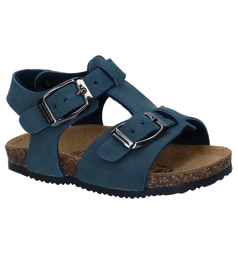 Biomodex Blauwe Sandalen in kunstleer (290057)