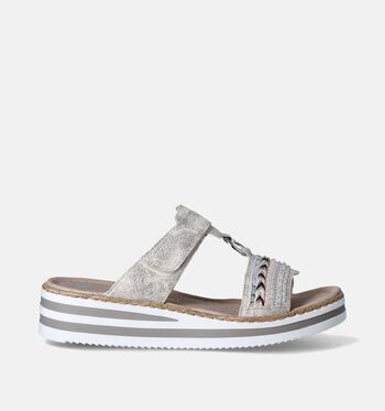 Nu-pieds compensées or