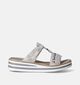 Rieker Gouden Slippers met sleehak voor dames (354918)