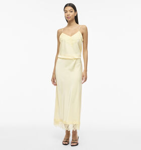 Vila Lea Ankle Jupe en Jaune pour femmes (374261)