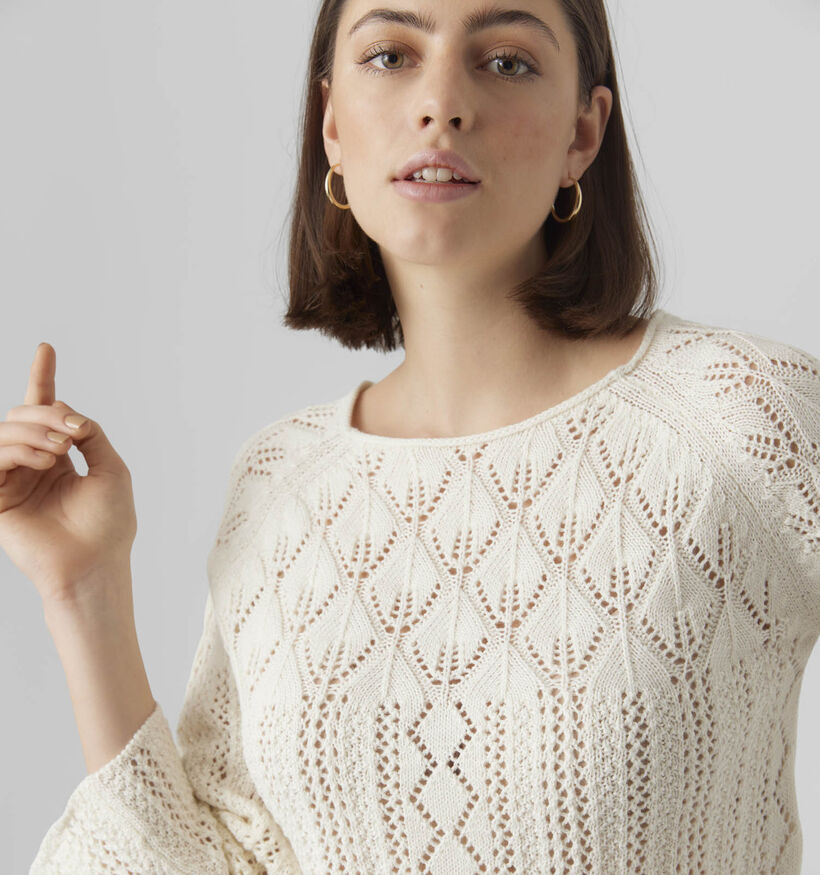 Vero Moda Ginger Pull en Beige pour femmes (352181)