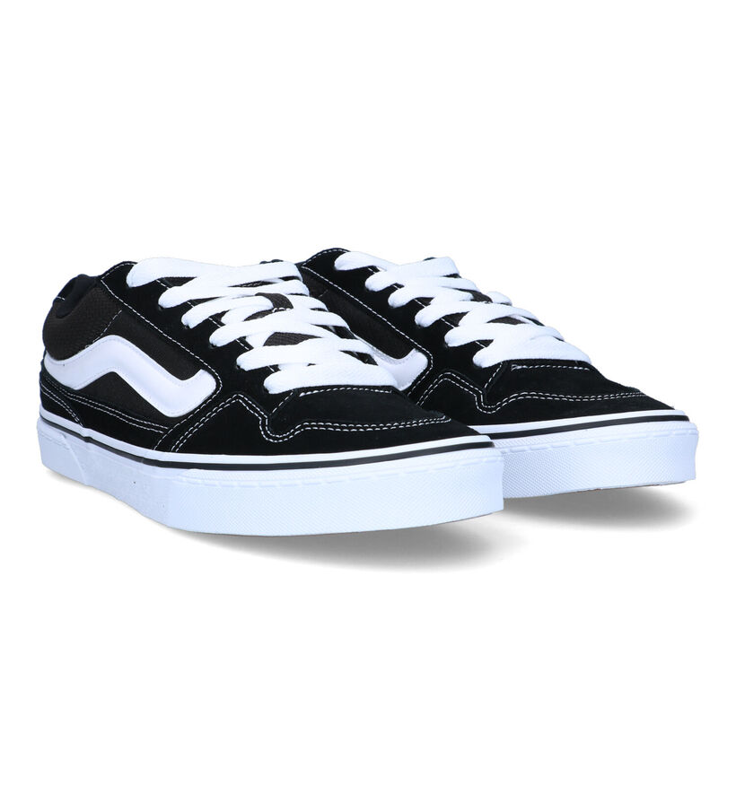 Vans Caldrone Baskets de skate en Noir pour hommes (328145)