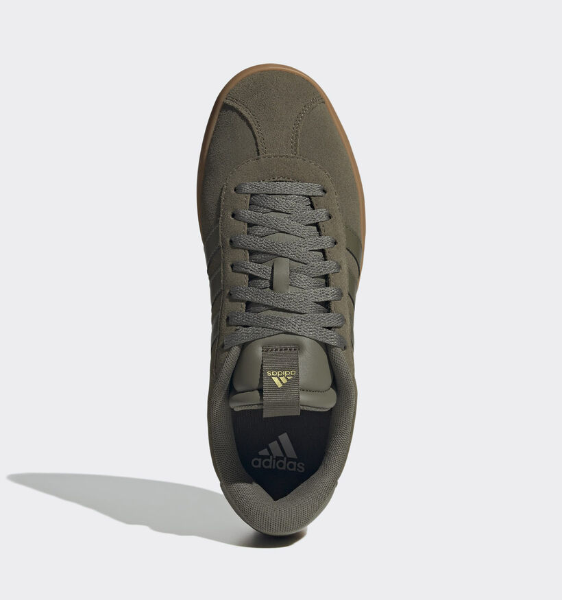 adidas VL Court 3.0 Baskets en Vert pour hommes (365409) - pour semelles orthopédiques
