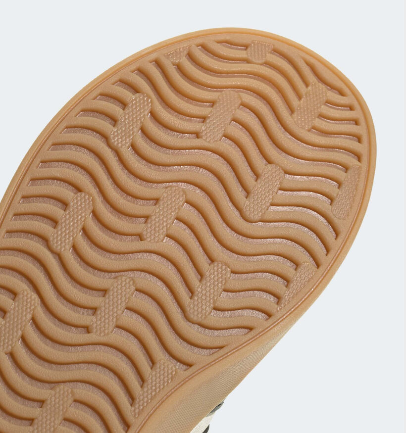 adidas VL Court 3.0 Baskets en Gris/Noir pour filles, gar&ccedil;ons (366788) - pour semelles orthop&eacute;diques