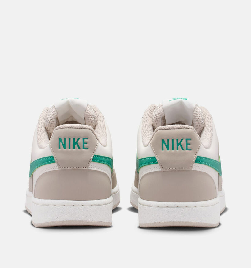 Nike Court Vision Next Nature Baskets en Taupe/Ecru pour hommes (380405)