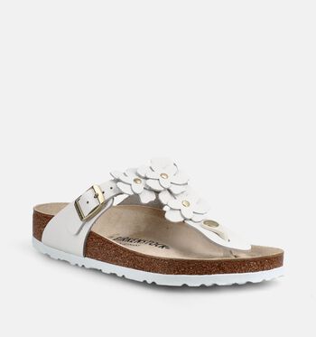 Birkenstock Gizeh Slippers white/light rose
