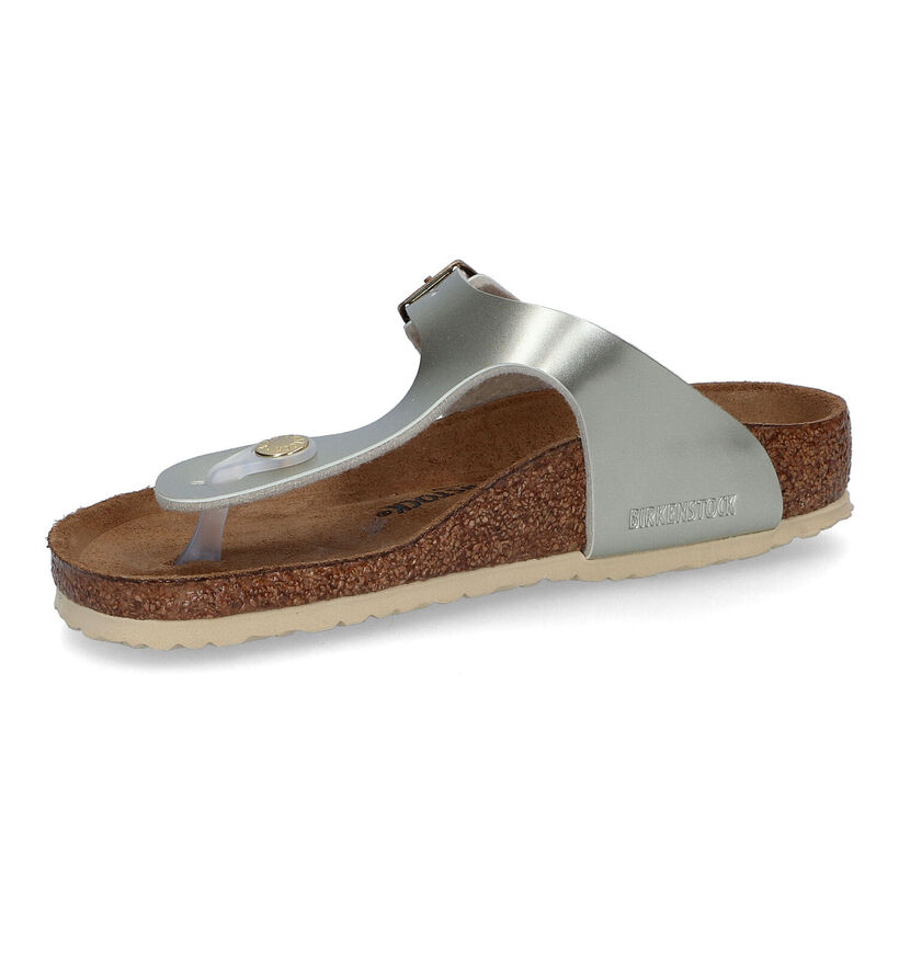 Birkenstock Gizeh BS Witte Teenslippers voor meisjes (338081)