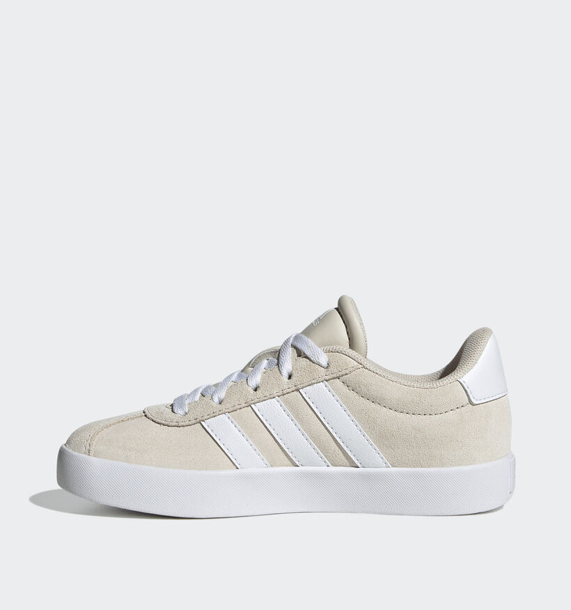 adidas VL Court 3.0 Baskets basses en Gris pour filles, garçons (357441) - pour semelles orthopédiques