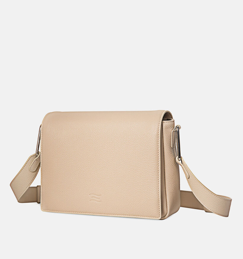 Crinkles Ecru Crossbody Tas voor dames (342330)