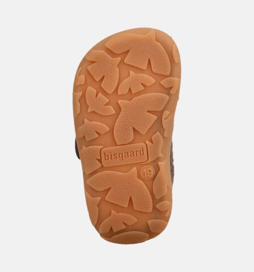 Bisgaard Bruine Pantoffels voor jongens (381030) - geschikt voor steunzolen