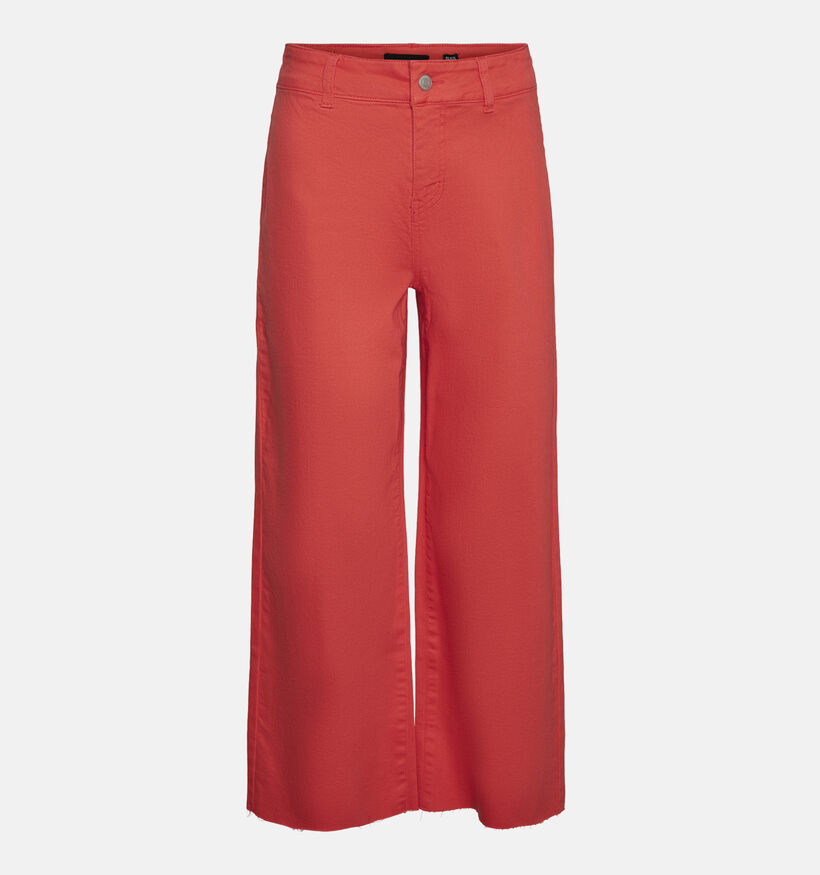 Vero Moda Wild Kayla Pantalon large en Rouge pour femmes (342044)